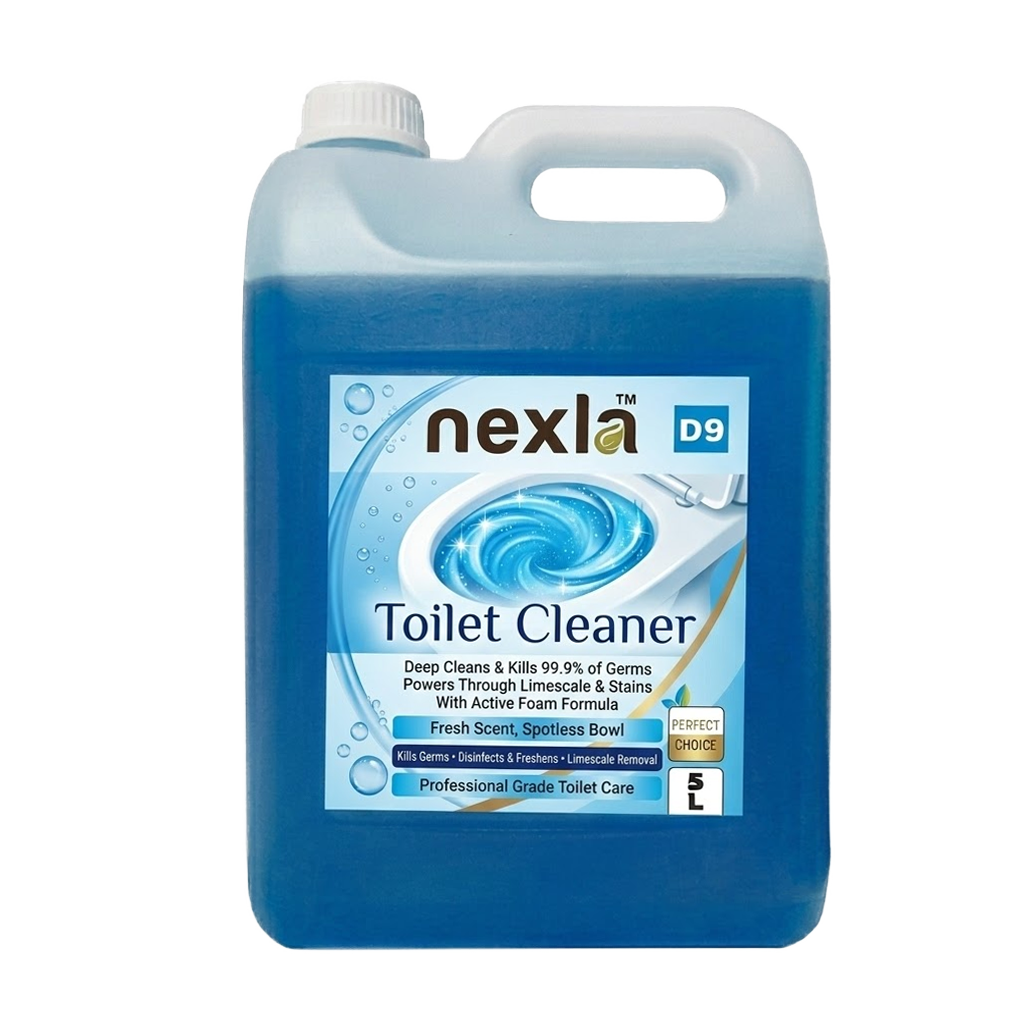 Nexla D9 Toilet Cleaner 5L – Professional Grade Active Foam Formula by DOTSKIT