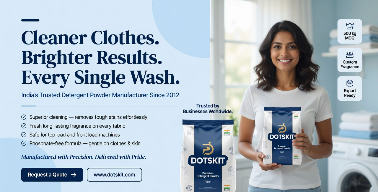 detergent powder manufacturer dotskit india