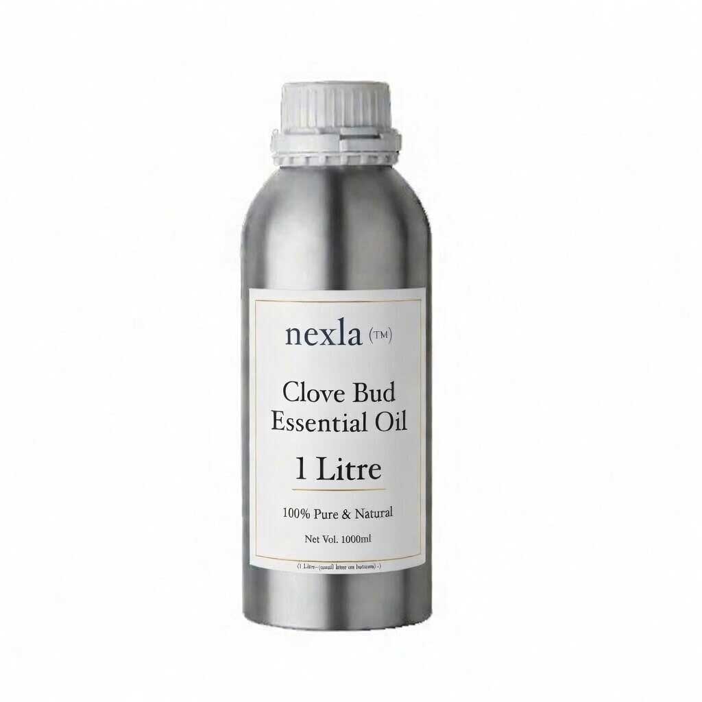 Clove Bud Essential Oil 1 Litre – 100% Pure & Natural | Steam Distilled | Origin India