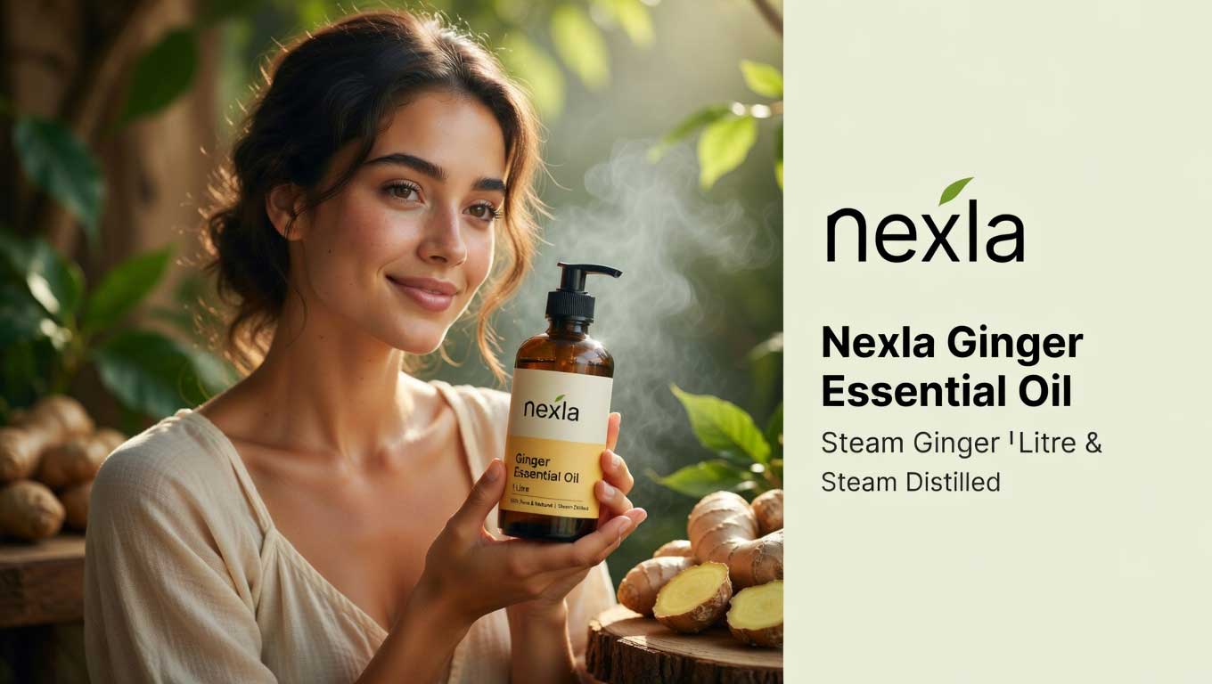 Ginger Essential Oil 1 Litre – 100% Pure, Natural & Best for Bulk Formulation