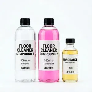 Floor Cleaner Making Kit for making 5 liters of premium floor cleaning liquid
