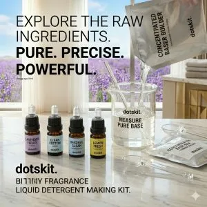 Liquid Detergent Making Kit ingredients for laundry detergent manufacturing