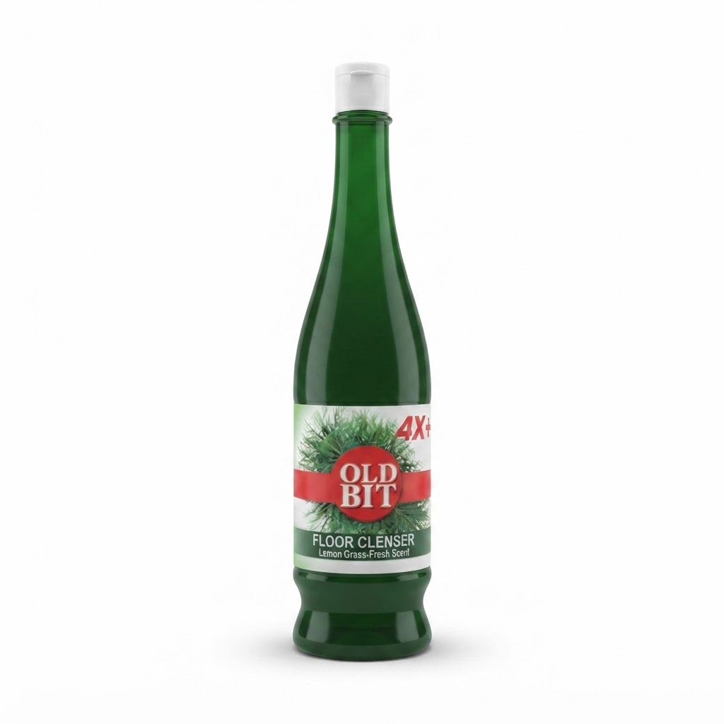 Nexla OLD BIT Lemongrass Floor Cleaner 750ml bottle – natural lemongrass scent, 4X clean formula