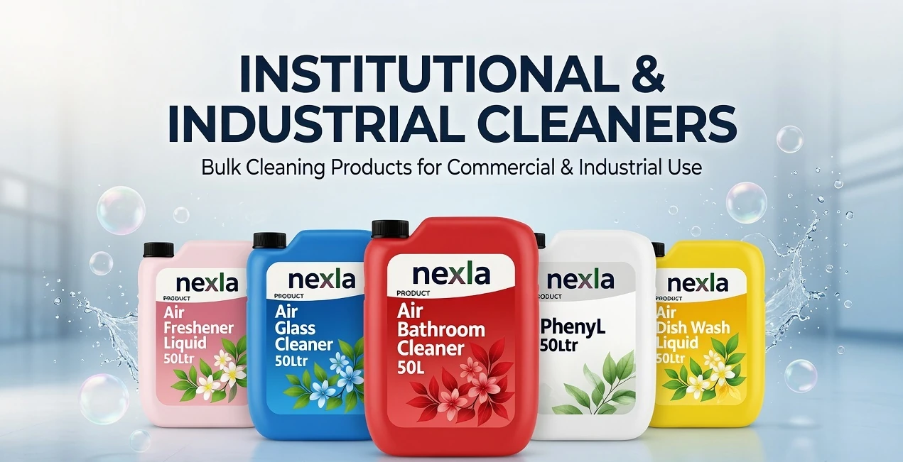 Nexla Institutional & Industrial Cleaners - Bulk 50L Cleaning Products for Commercial Use - Dotskit