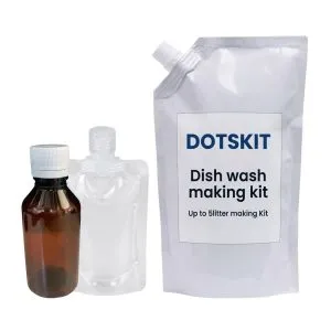 dish wash liquid making kit 5 liter box with all ingredients – base powder, thickener, fragrance