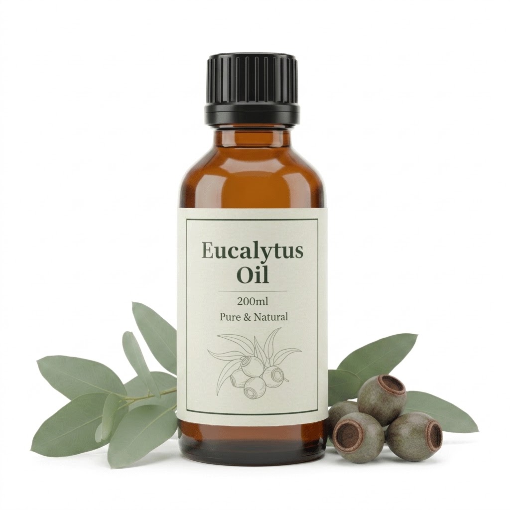 100% Pure Steam Distilled Eucalyptus Essential Oil Premium Eucalyptus Essential Oil for Aromatherapy Natural Eucalyptus Globulus Essential Oil Pure Eucalyptus Oil for Diffuser Steam Distilled Eucalyptus Oil Manufacturer