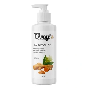 turmeric hand wash bottle with pump dispenser – anti‑bacterial and nourishing formula