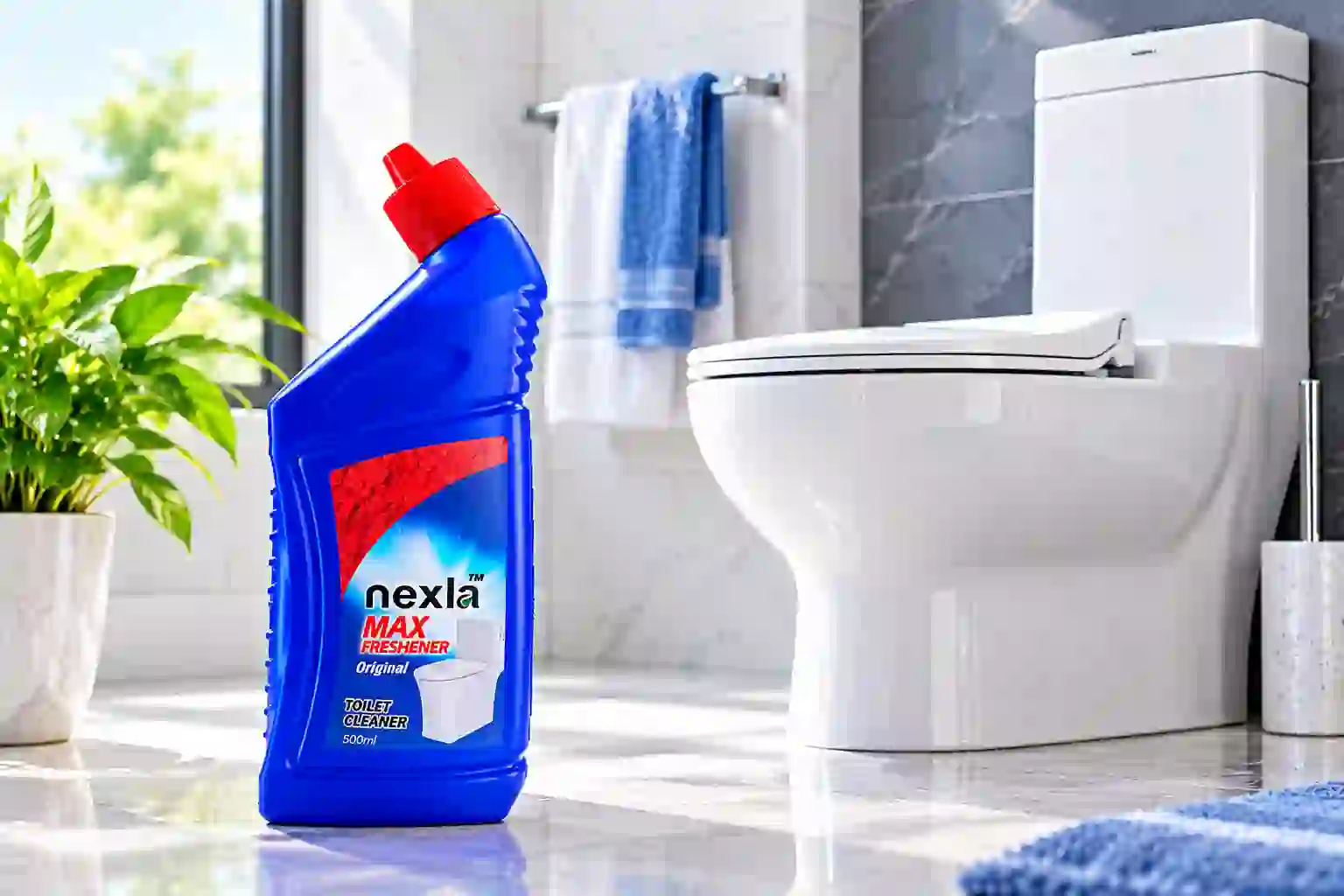 Nexla toilet cleaner for bathroom and toilet care